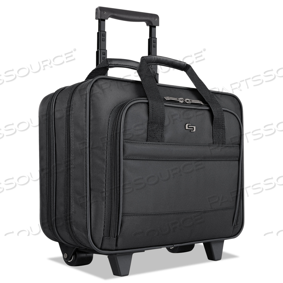 CLASSIC ROLLING CASE, FITS DEVICES UP TO 15.6", BALLISTIC POLYESTER, 15.94 X 5.9 X 12, BLACK 