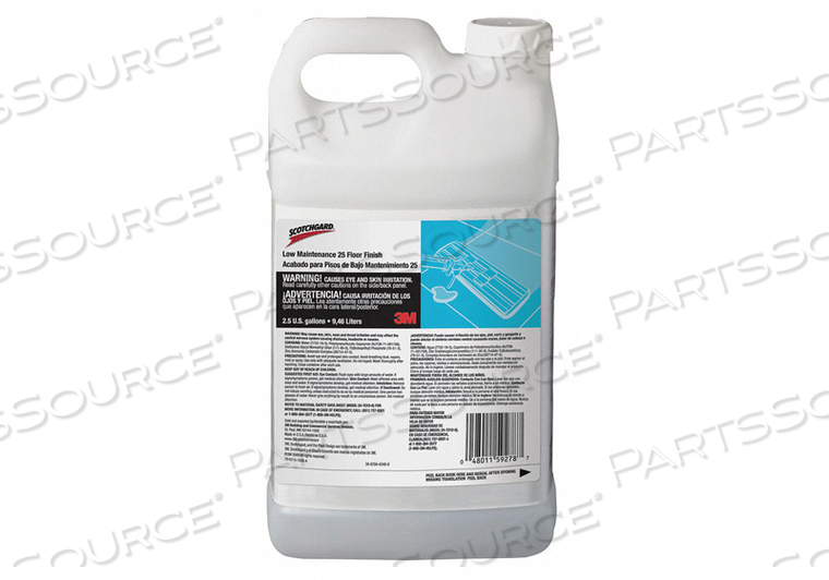 FLOOR FINISH 2.5 GAL. LESS FREQUENT PK2 by 3M Consumer