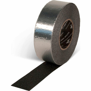 GATOR GRIP FOIL BACKED CONFORMABLE ANTI-SLIP TAPE, BLACK, 2"W X 60'L ROLL by Incom Manufacturing