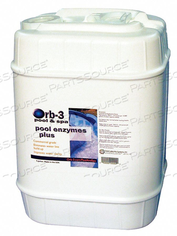 CONCENTRATED POOL ENZYMES 5 GAL. by Orb-3 CONCENTRATED POOL ENZYMES 5 GAL. by Orb-3