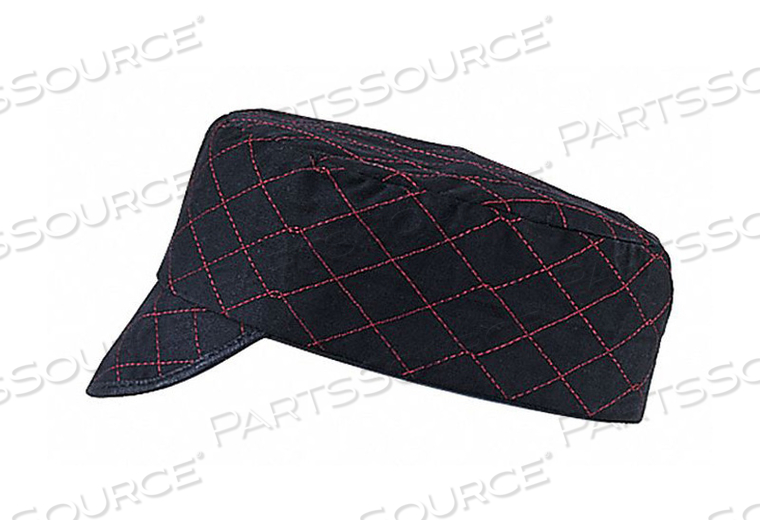 WELDERS CAP BLACK RED STITCHING 7-1/4IN by Guard Line