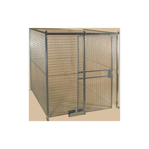 QWIK-FENCE WIRE MESH PRE-DESIGNED, 4 SIDED ROOM KIT, W/ROOF 8'W X 8'D X 8'H, W/SLIDE DOOR by Folding Guard