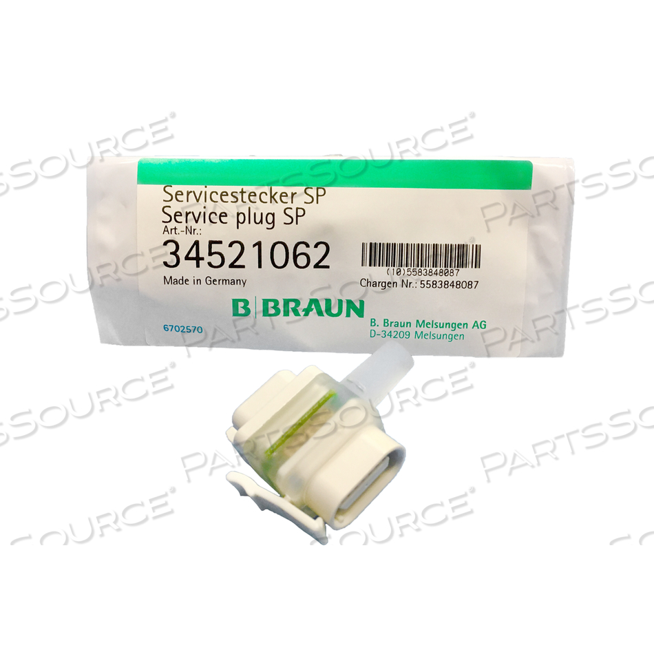 INFUSION PUMP CONNECTOR PLUG by B. Braun Medical Inc (Renal Therapies Division)
