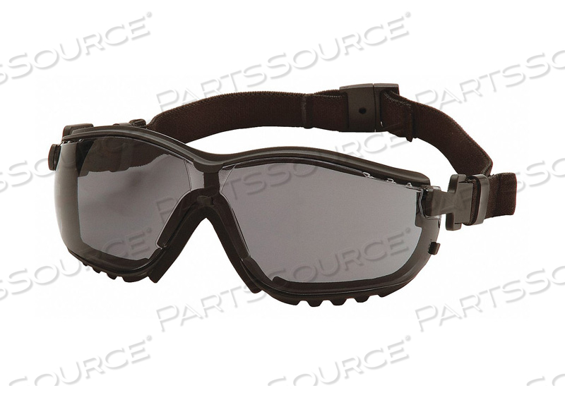 GB1820ST PYRAMEX GRAY POLYCARBONATE SAFETY GLASSES BLACK by Pyramex