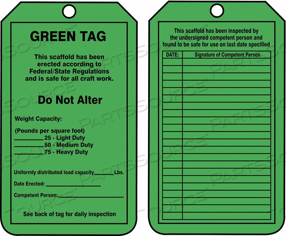 STATUS ALERT TAG 5-3/4 X 3-1/4 PK25 by Accuform Manufacturing, Inc. STATUS ALERT TAG 5-3/4 X 3-1/4 PK25 by Accuform Manufacturing, Inc.