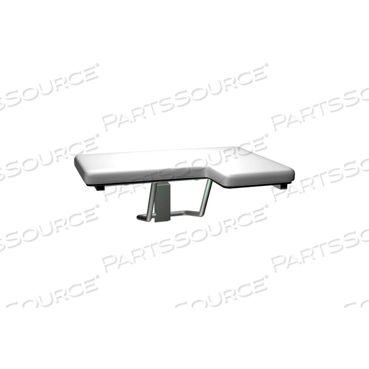 FOLDING SHOWER SEAT WITH SPONGE CUSHION - RIGHT HAND SEAT by Asi Group