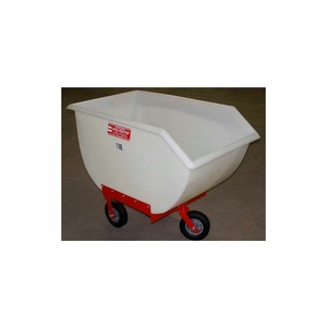 POLY-TUF 11 BUSHEL 3 WHEEL POLYETHYLENE NURSERY CART by Loyal Roth - T.R. Metal Crafters - Hayri