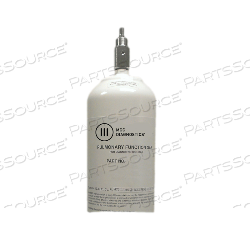 ED CYLINDER DISPOSABLE 21% CARBON DIOXIDE CO2 BALANCE NITROGEN N2 REFERENCE GAS 