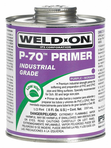 PRIMER PURPLE 8 OZ PVC AND CPVC by Weld-On