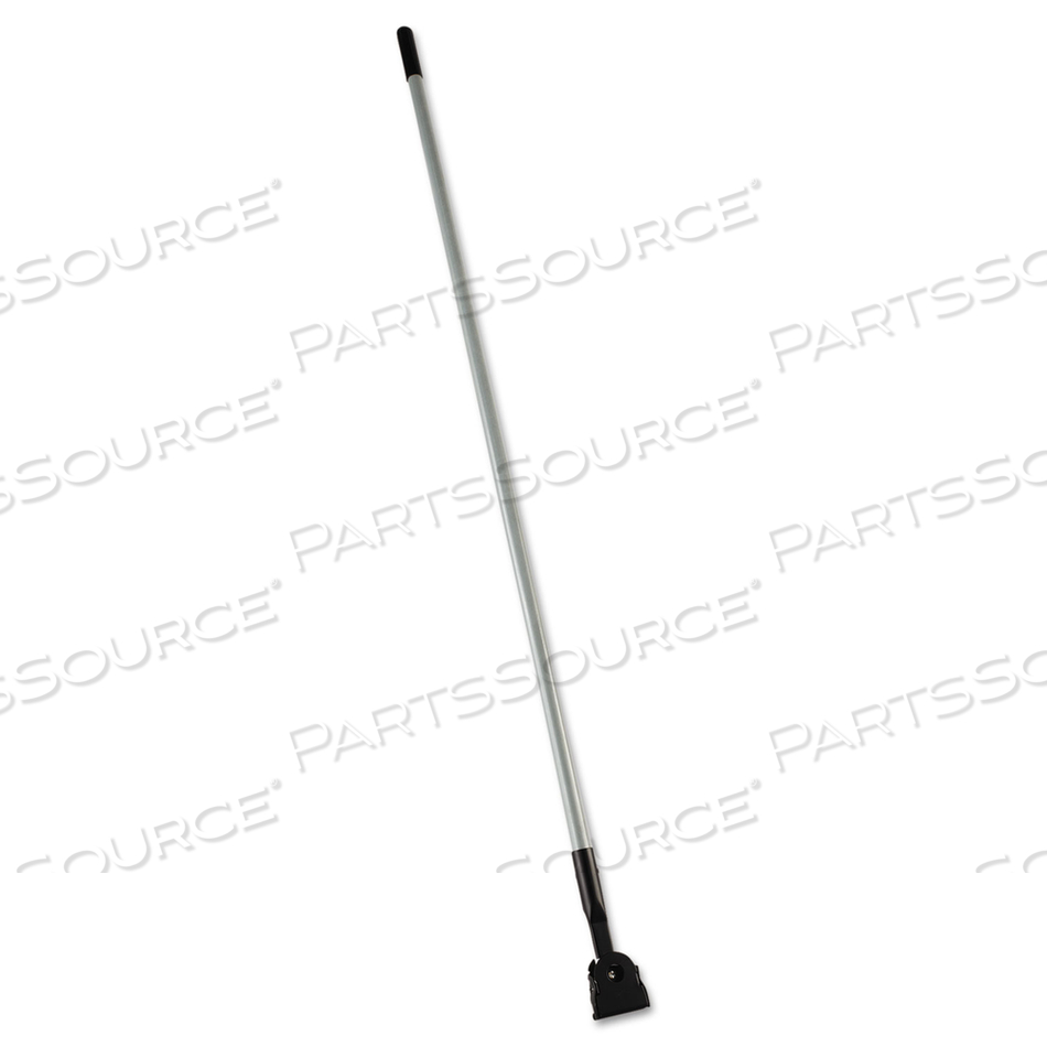 SNAP-ON FIBERGLASS DUST MOP HANDLE, 1" DIA X 60", GRAY/BLACK by Rubbermaid Medical Division