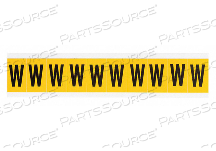 LETTER LABEL W 1-1/2IN.HX7/8IN.W by Brady Americas LETTER LABEL W 1-1/2IN.HX7/8IN.W by Brady Americas