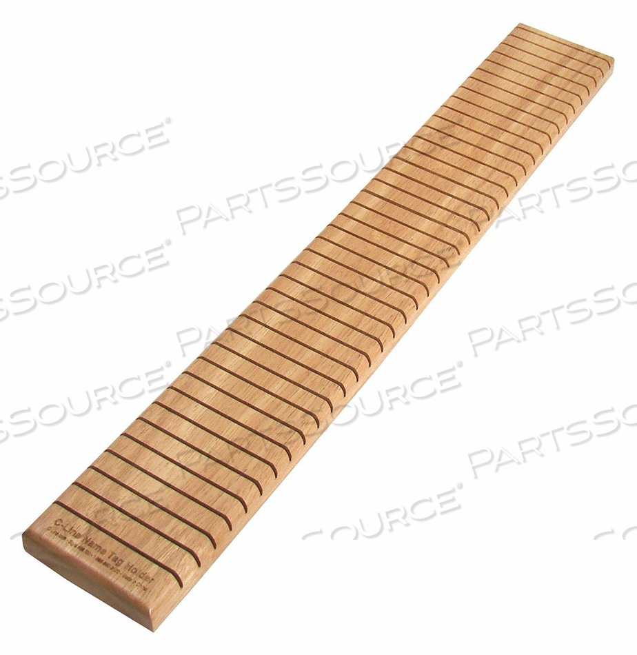WOODEN NAME BADGE HOLDER, 23 5/8 X 3 1/2 X 3/4, 1/EA by C-Line