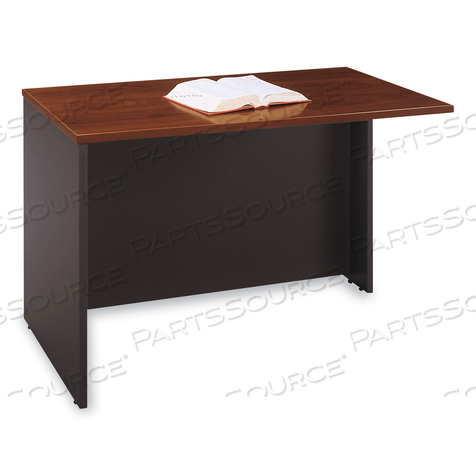 OFFICE IN AN HOUR COLLECTION L- WORKSTATION, 64.5" X 64.5" X 33", HANSEN CHERRY, (BOX 1 OF 2) 