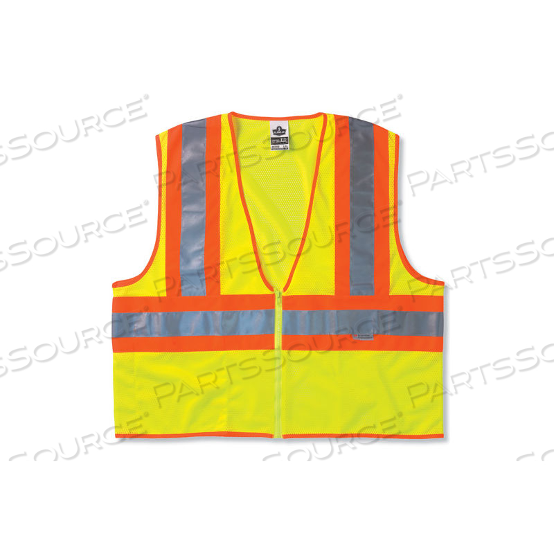 8230Z CLASS 2 TWO-TONE VEST, LIME, 2XL/3XL by Ergodyne