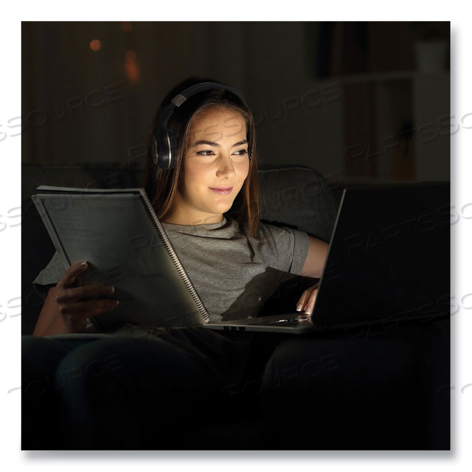 SERENITY STEREO WIRELESS HEADPHONES WITH MICROPHONE, 3 FT CORD, BLACK/GOLD by Morpheus 360