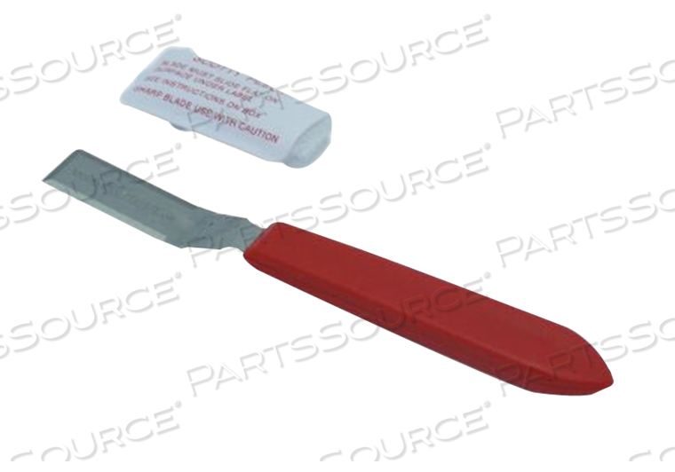 BLADE LABEL PEELER, STAINLESS STEEL, RED/SILVER by Scotty Peeler, Inc. BLADE LABEL PEELER, STAINLESS STEEL, RED/SILVER by Scotty Peeler, Inc.