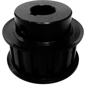 POWERHOUSE STEEL / BLACK OXIDE 14 TOOTH 1.671" PITCH FINISHED BORE PULLEY by B&B Manufacturing