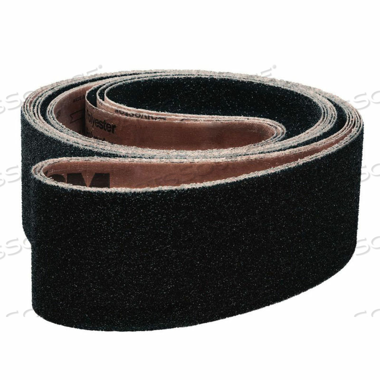 ABRASIVE BELT, SILICON CARBIDE, 8" X 107", 180 GRIT 