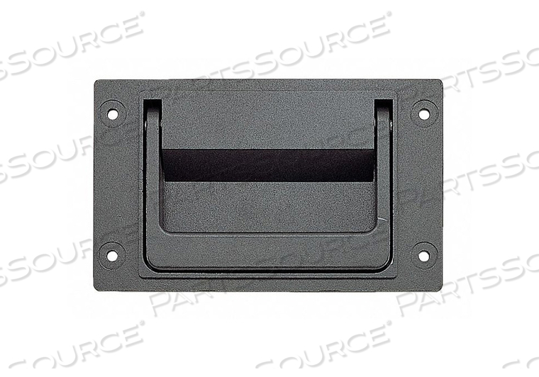 RECESSED FOLDING PULL HANDLE ZINC PLATED by Lamp