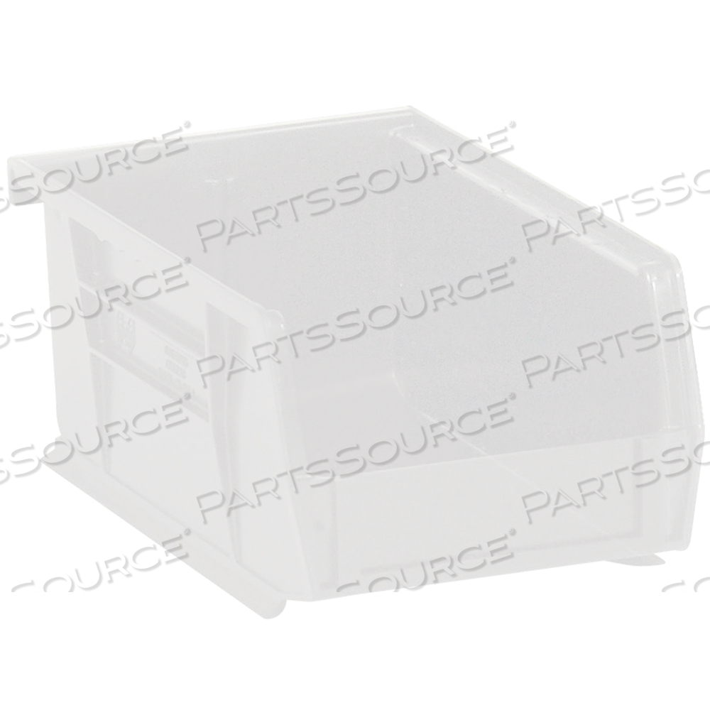 PLASTIC STACK & HANG BIN BOXES, 9 1/4" X 6" X 5", CLEAR, 12/CASE by BOX Partners (Box Acquisitions, LLC)