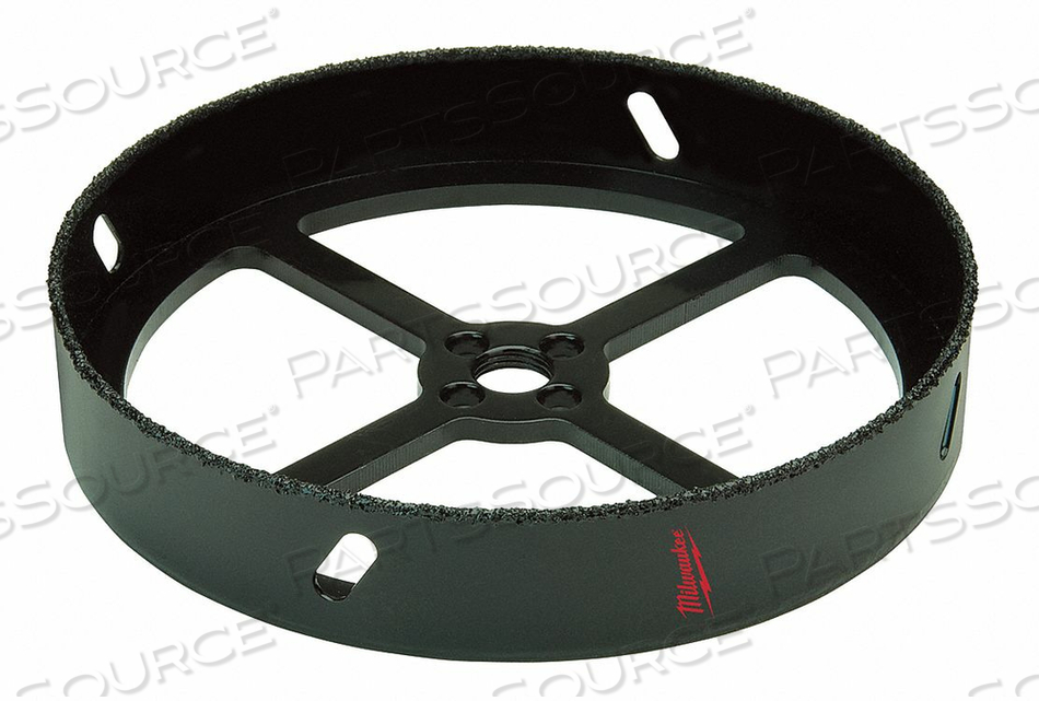 RL HOLE SAW CARBIDE GRIT BLACK 4-3/8 IN by Milwaukee Electric Tools