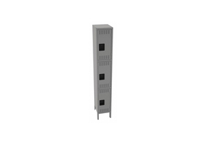 WRDRB LOCKR LVRD 1 WD 3 TIER MEDIUM GRAY by Tennsco Corp. WRDRB LOCKR LVRD 1 WD 3 TIER MEDIUM GRAY by Tennsco Corp.