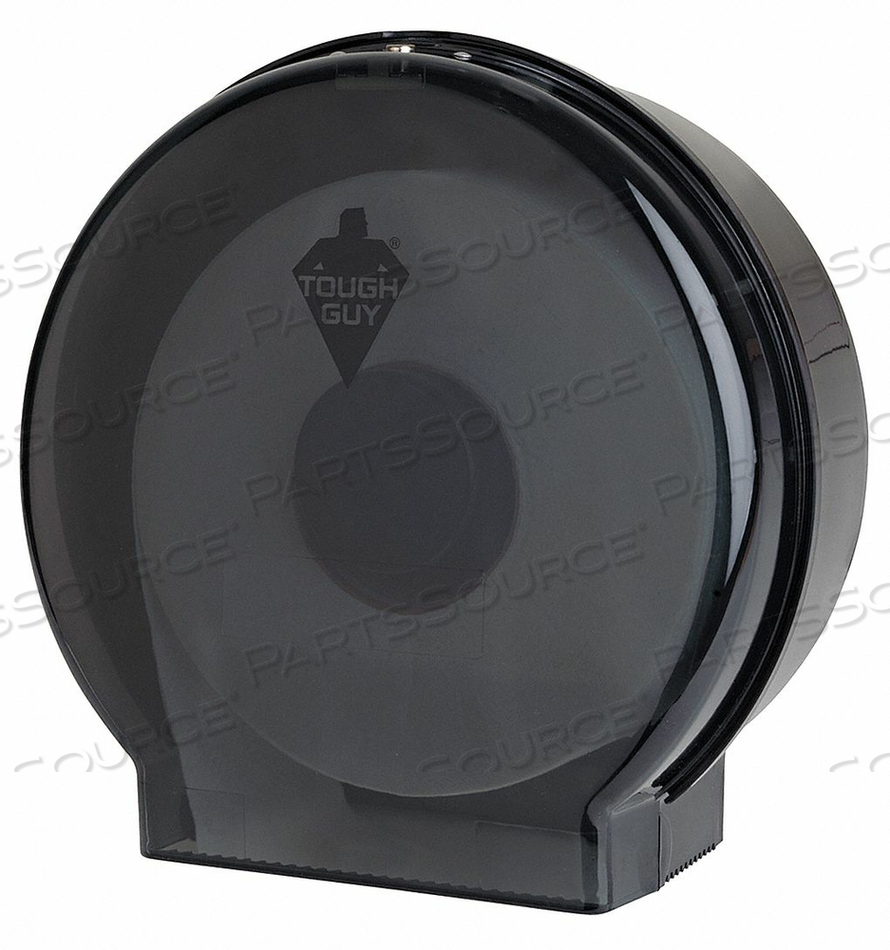 TOILET PAPER DISPENSER, JUMBO CORE, NO SERIES, DISPENSER CAPACITY (1) ROLL, HORIZONTAL SINGLE ROLL, DISPENSER MATERIAL PLASTIC, FINISH POLIS by Tough Guy TOILET PAPER DISPENSER, JUMBO CORE, NO SERIES, DISPENSER CAPACITY (1) ROLL, HORIZONTAL SINGLE ROLL, DISPENSER MATERIAL PLASTIC, FINISH POLIS by Tough Guy