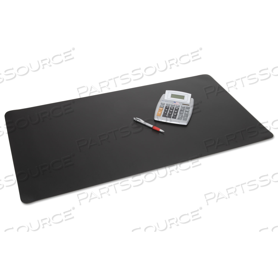 RHINOLIN II DESK PAD WITH ANTIMICROBIAL PROTECTION, 24 X 17, BLACK by Artistic