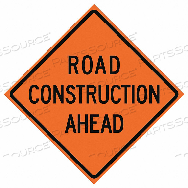 ROLL UP TRAFFIC SIGN 48 H 48 W VINYL by Eastern Metal Signs And Safety ROLL UP TRAFFIC SIGN 48 H 48 W VINYL by Eastern Metal Signs And Safety