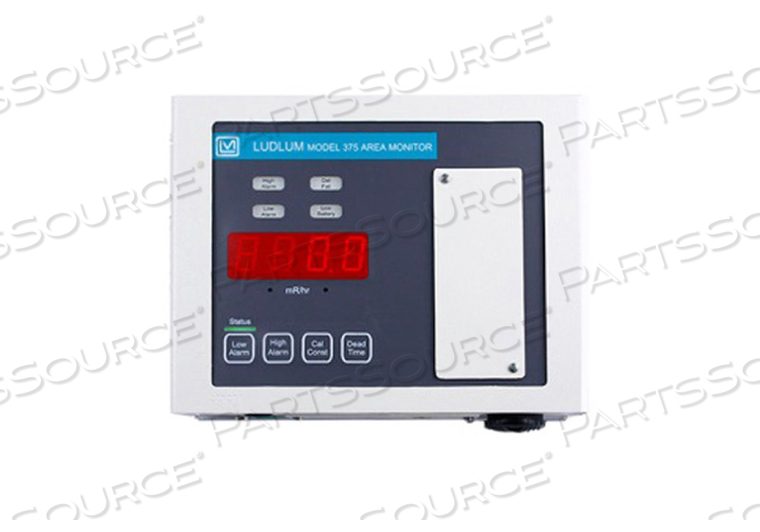 DIGITAL AREA MONITOR, IVORY POWDER-COATED ALUMINUM, -15 TO 50 DEG C, 450 TO 2500 V, 9.7 IN X 2.5 IN X 7.4 IN, 0.1 MR/HR TO 1 R/HR by Ludlum Measurements