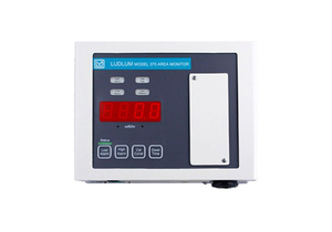 DIGITAL AREA MONITOR, IVORY POWDER-COATED ALUMINUM, -15 TO 50 DEG C, 450 TO 2500 V, 9.7 IN X 2.5 IN X 7.4 IN, 0.1 MR/HR TO 1 R/HR by Ludlum Measurements