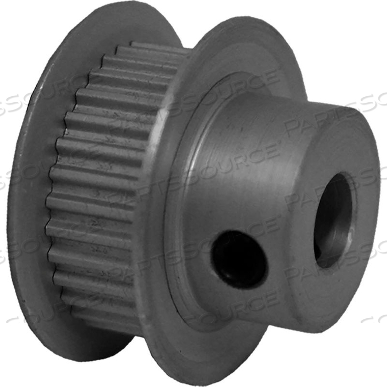 POWERHOUSE ALUMINUM / CLEAR ANODIZED 32 TOOTH 0.815" PITCH FINISHED BORE PULLEY by B&B Manufacturing