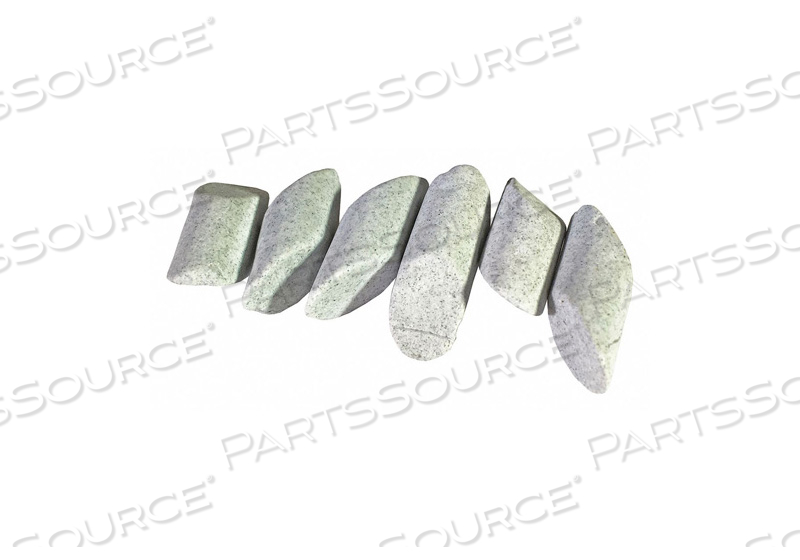 TUMBLER MEDIA, CERAMIC, ANGLE CUT CYLINDER, EXTRA SMOOTH FINISH, 50 LB by Vibra Finish TUMBLER MEDIA, CERAMIC, ANGLE CUT CYLINDER, EXTRA SMOOTH FINISH, 50 LB by Vibra Finish