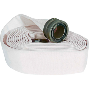 JAFLINE DOUBLE JACKET FIRE HOSE, 2-1/2" X 50 FT, 400 PSI, WHITE by Armored Textiles