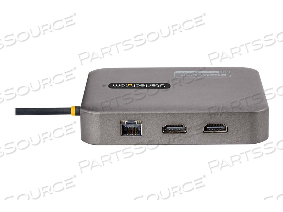 USB C MULTIPORT ADAPTER, DUAL HDMI VIDEO, 4K 60HZ, 2-PORT 10GBPS USB-A/USB-C 3.1 HUB, 100W USB POWER DELIVERY CHARGING, GBE, SD, USB TYPE-C  by StarTech.com Ltd.