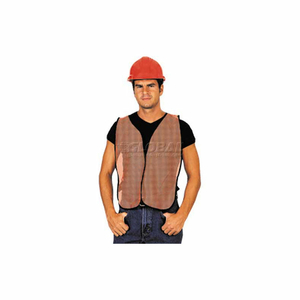 COMFITWEAR SAFETY NYLON VEST, ORANGE, ONE SIZE by Hygrade Safety Supplies