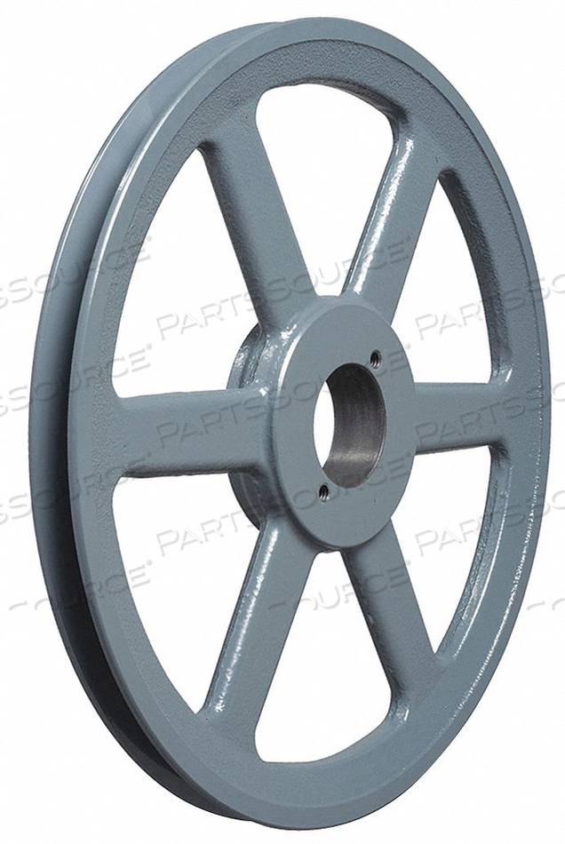 V-BELT PULLEY, BUSHED BORE, 1 GROOVE, 14.25 IN OD, FOR 3L/4L/A/AX BELT SECTION by TB Wood's