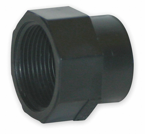 CLEANOUT ADAPTER, 3 IN X 3 IN FITTING PIPE SIZE, SCHEDULE 40, MALE SPIGOT X FEMALE NPT, BLACK by Charlotte Pipe And Foundry Co.