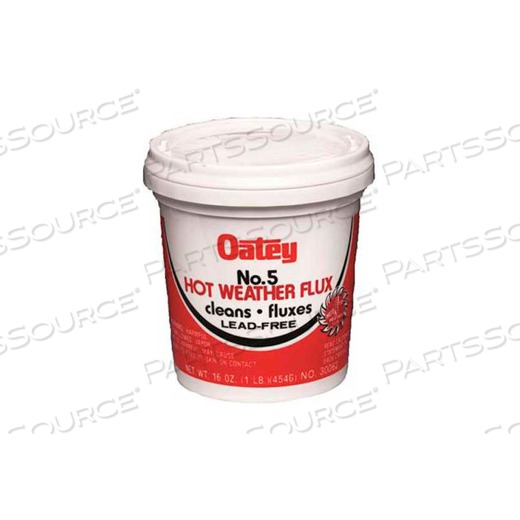 NO. 5 PASTE FLUX - HOT WEATHER 16 OZ. 