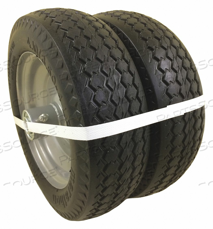 FLAT-FREE PUR FOAM WHEEL 10 PK2 by Marastar