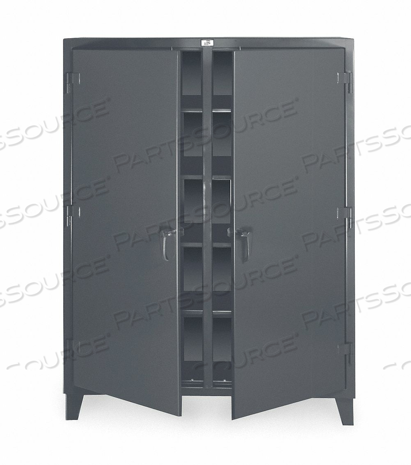 SHELVING CABINET 78 H 48 W DARK GRAY by Strong Hold