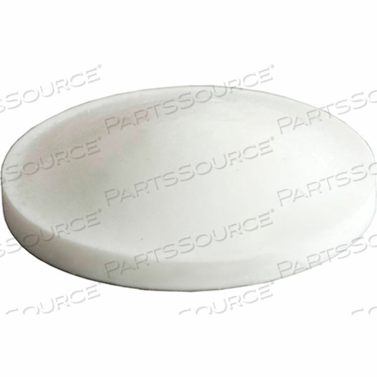 SOUND DAMPENING RUBBER BUMPER FEET - HEMISPHERE - WHITE - 0.085" H X 0.312" W - BS27 - PKG OF 5400 