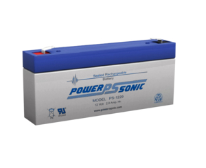 BATTERY, RECHARGEABLE, SEALED LEAD ACID, 2.9 AH, 12V by Power-Sonic Corporation