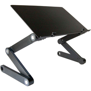 WORKEZ PROFESSIONAL ALUMINUM LAPTOP STAND, BLACK by Uncaged Ergonomics