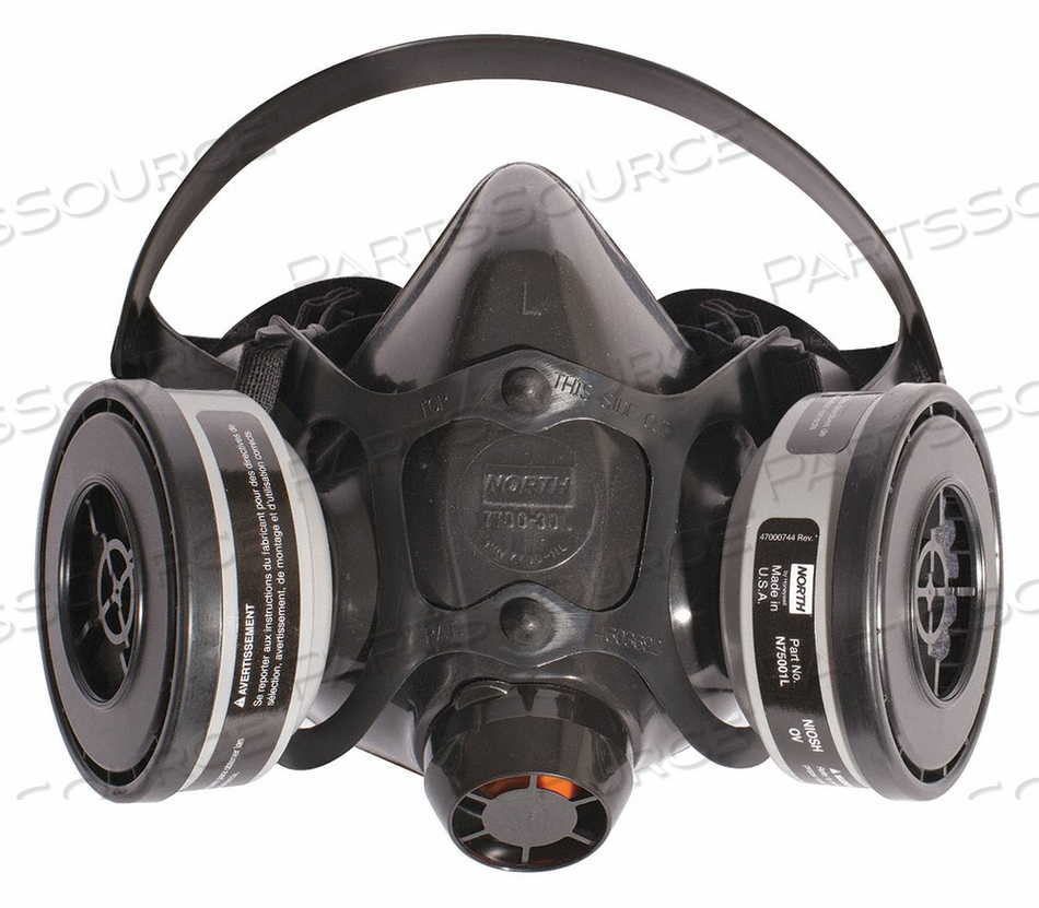 HALF MASK RESPIRATOR KIT L BLACK by Honeywell