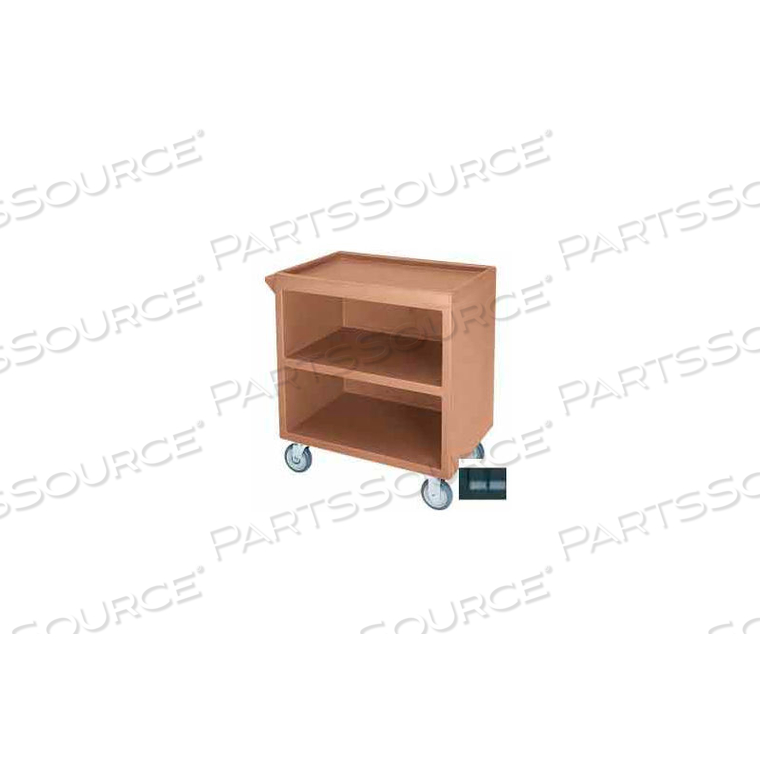 BUS CART 330 5" CASTERS (2 FIXED 2 SWIVEL 1 WITH BRAKE) BLACK NSF 