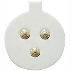 SEMG TRIODE ELECTRODES ONLY, 2CM CIRCLE, CASE OF 100 by Fabrication Enterprises