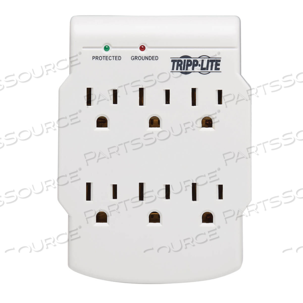 SURGE PROTECTOR WALLMOUNT DIRECT PLUG IN 120V 6 OUTLET 540 JOULES - SURGE PROTECTOR - AC 120 V - OUTPUT CONNECTORS: 6 - CANADA, UNITED STATE 