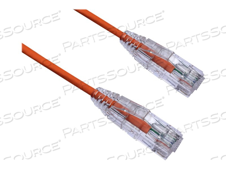 AXIOM 6FT CAT6A BENDNFLEX ULTRA-THIN SNAGLESS PATCH CABLE 650MHZ (ORANGE) by Axiom
