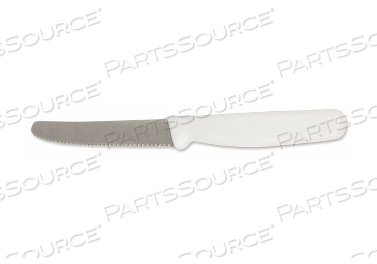 UTILITY KNIFE SERRATED 3-1/2 IN L WHITE by Crestware